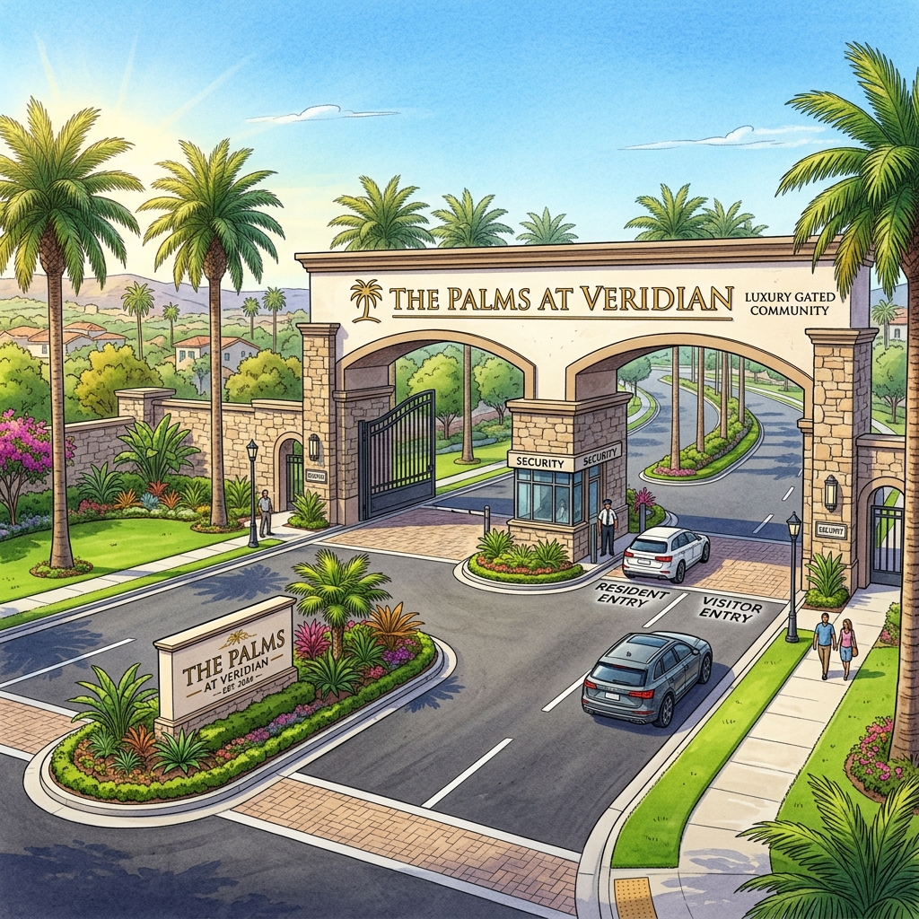 JaiSV Gated Community Entrance Gate